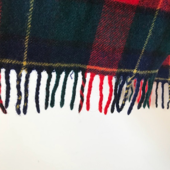 Pringle 100% Wool Scottish Tartan Plaid Scarf - Picture 6 of 7